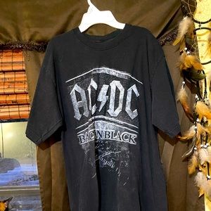 A black AC/DC shirt